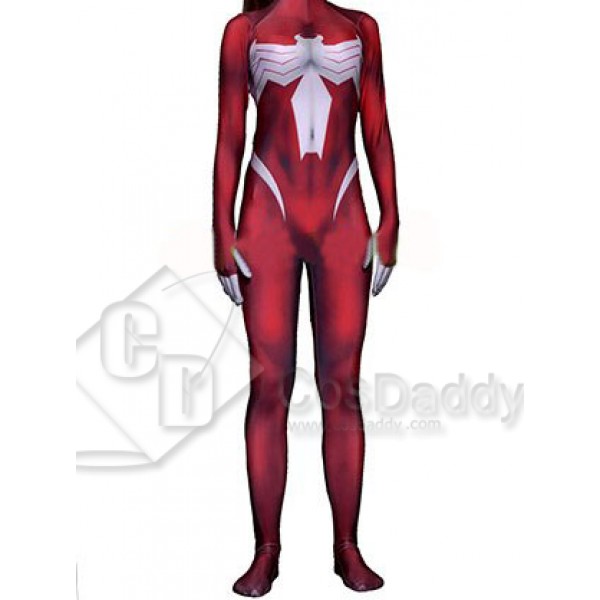 Adults Ultimate Spider-Woman Costume Lycra Zentail...
