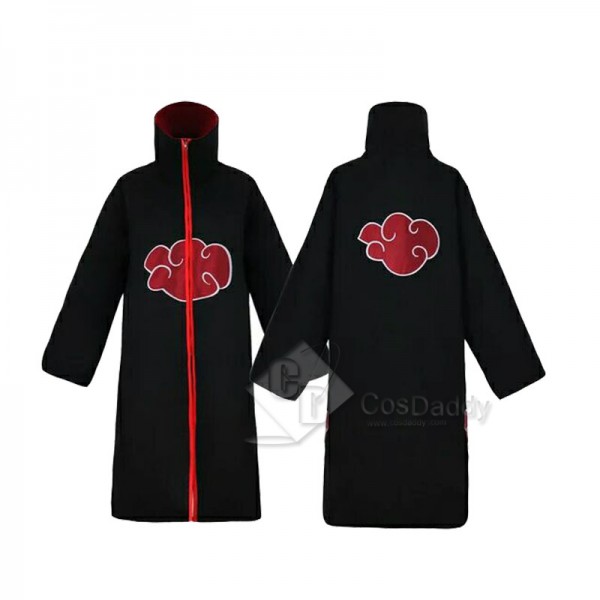 Naruto Akatsuki Itachi Uchiha Cosplay Costume Cape...