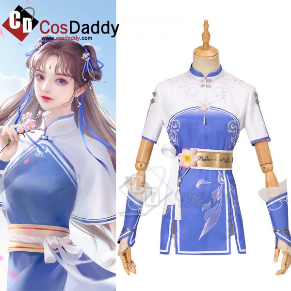 Naraka: Bladepoint Sword and Fairy Zhao Ling ER Cosplay Costume Halloween Carnival Suit