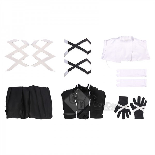 2022 Anime Bleach Ichigo Kurosaki Fullbring Bankai Look Cosplay Costume Halloween Carnival Suit