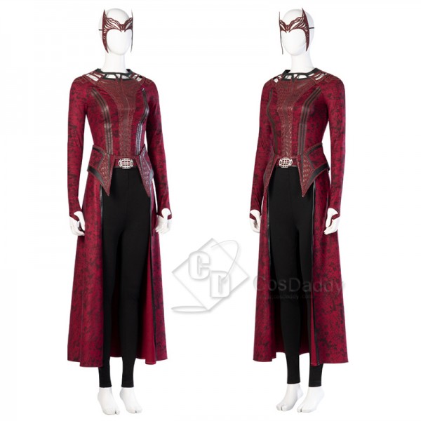 Doctor Strange in the Multiverse of Madness Wanda Maximoff Cosplay Costume Scarlet Witch New Outfits