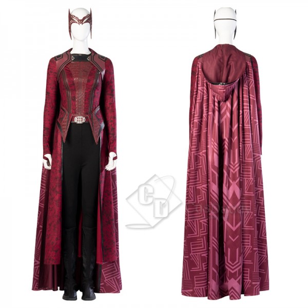 Doctor Strange in the Multiverse of Madness Wanda Maximoff Cosplay Costume Scarlet Witch New Outfits