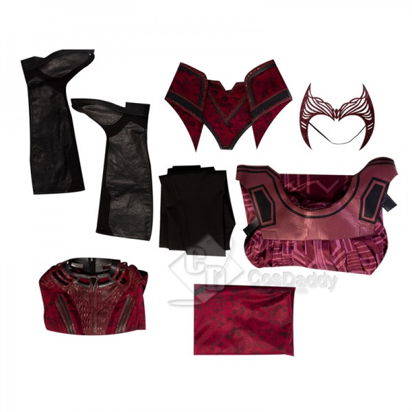 Doctor Strange in the Multiverse of Madness Wanda Maximoff Cosplay Costume Scarlet Witch New Outfits