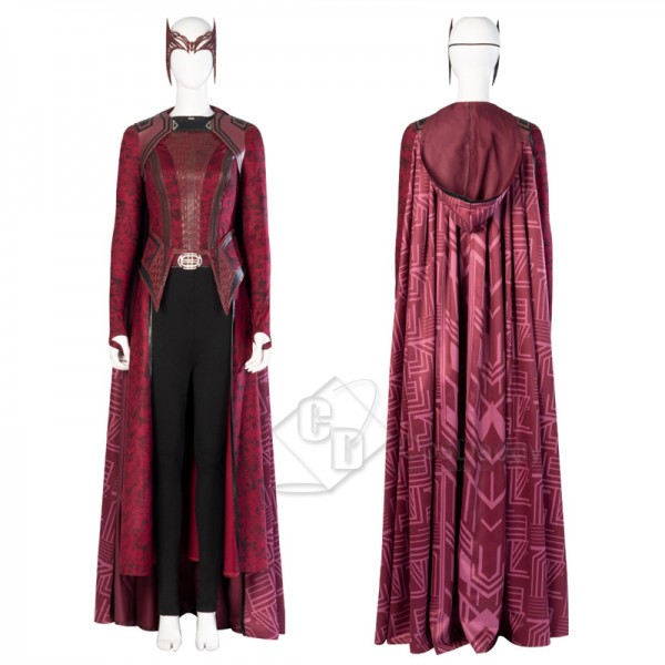 Doctor Strange in the Multiverse of Madness Wanda Maximoff Cosplay Costume Scarlet Witch New Outfits