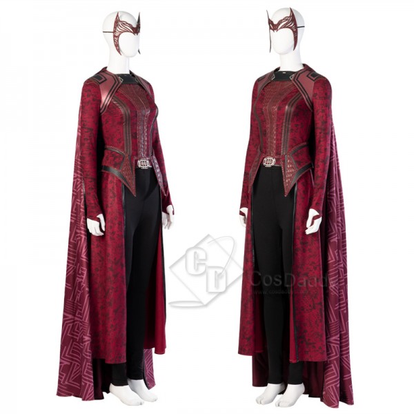 Doctor Strange in the Multiverse of Madness Wanda Maximoff Cosplay Costume Scarlet Witch New Outfits