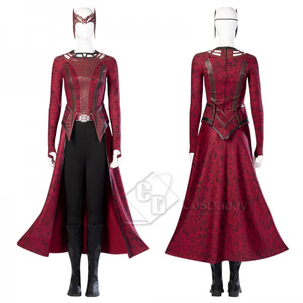 Doctor Strange in the Multiverse of Madness Wanda Maximoff Cosplay Costume Scarlet Witch New Outfits