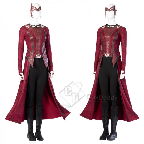 Doctor Strange in the Multiverse of Madness Wanda Maximoff Cosplay Costume Scarlet Witch New Outfits