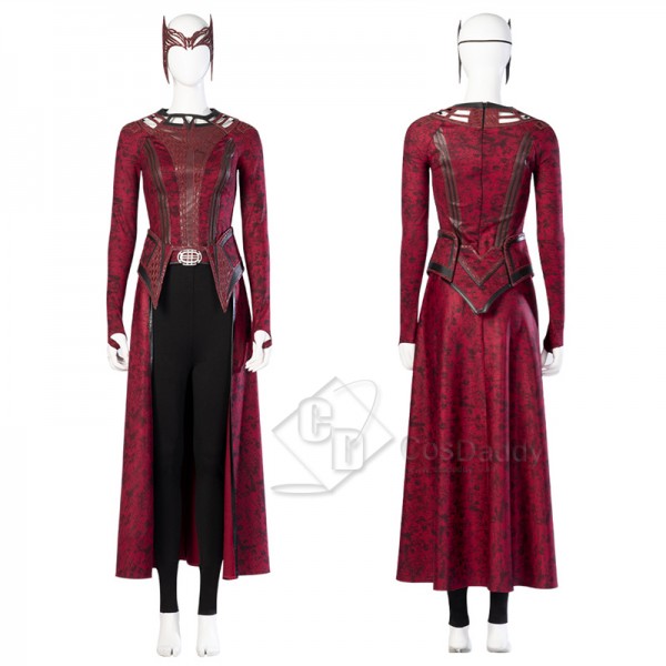 Doctor Strange in the Multiverse of Madness Wanda Maximoff Cosplay Costume Scarlet Witch New Outfits