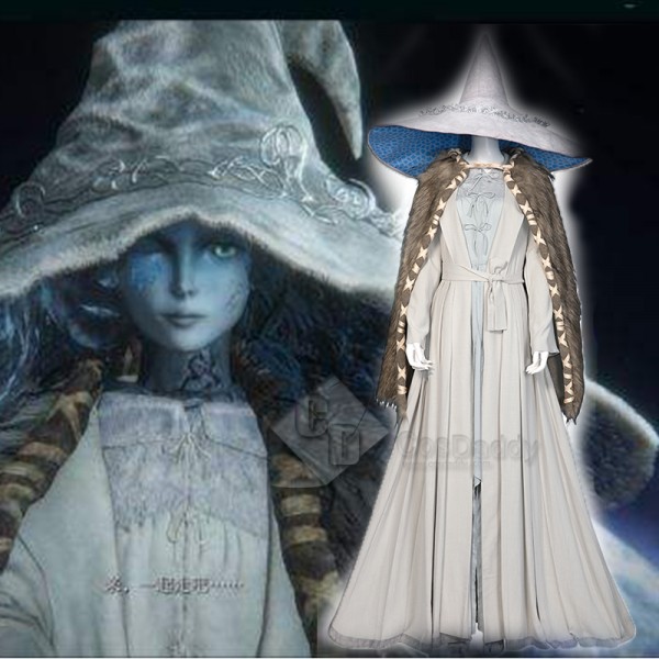 2022 Gameplay Elden Ring Ranni Cosplay Costume The Witch Ranni Dress Hat Cloak