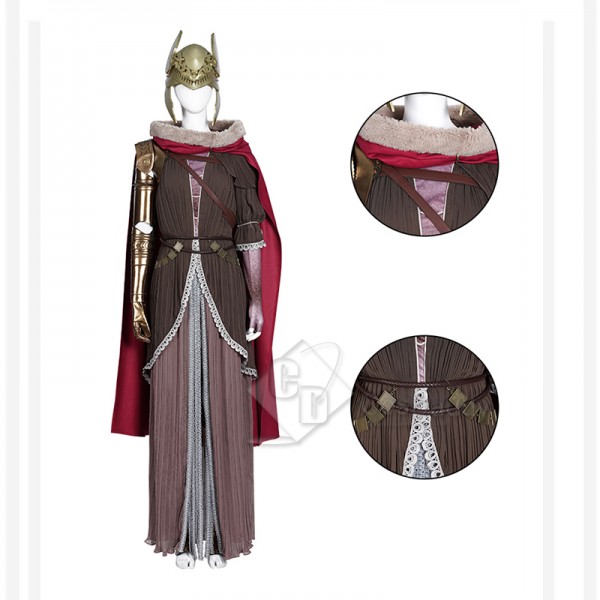 Elden Ring Gameplay Queen Marika Malenia Blade of Miquella Cosplay Costume Halloween Suit