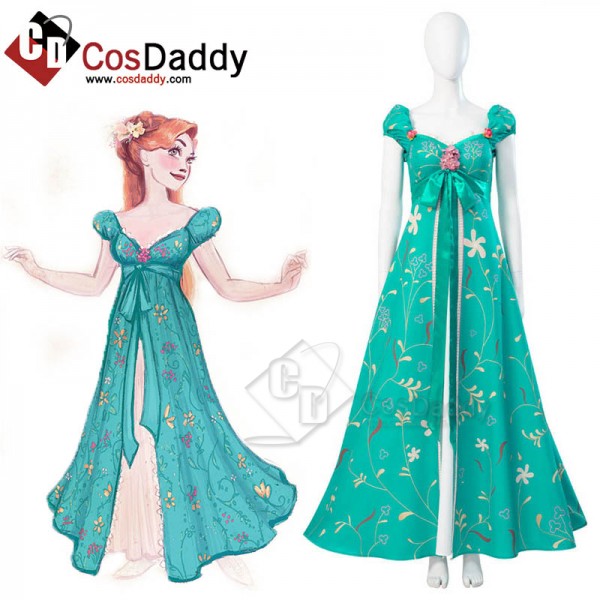 Enchanted 2 Princess Giselle Cosplay Costume Halloween Carnival Suit