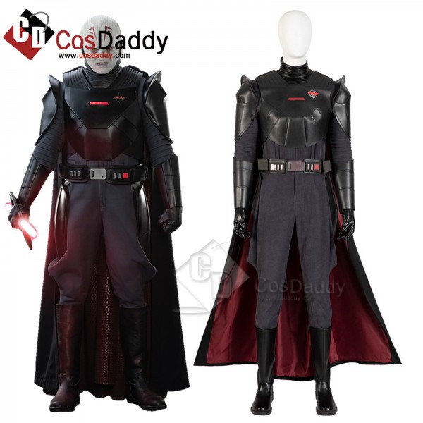 Star Wars Obi-Wan Kenobi Grand Inquisitor Cosplay Costume Black Suit Halloween Carnival Suit