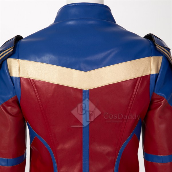 2022 Ms. Marvel Kamala Khan Cosplay Costume Supergirl Jumpsuit Halloween Carnival Suit