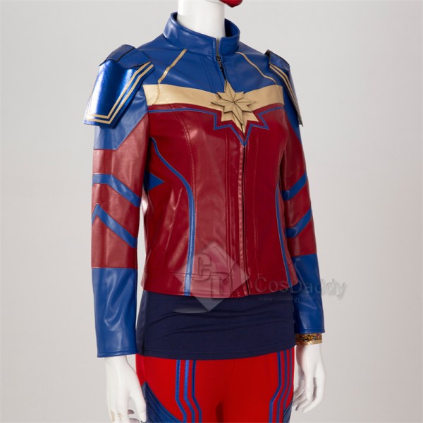 2022 Ms. Marvel Kamala Khan Cosplay Costume Supergirl Jumpsuit Halloween Carnival Suit