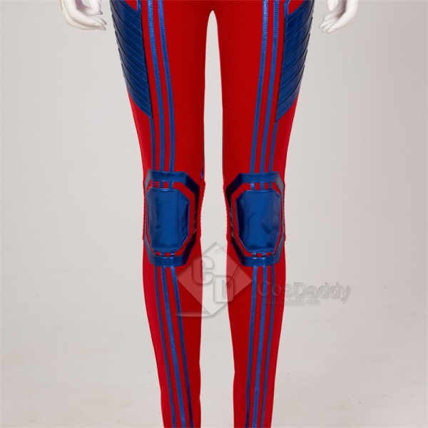 2022 Ms. Marvel Kamala Khan Cosplay Costume Supergirl Jumpsuit Halloween Carnival Suit