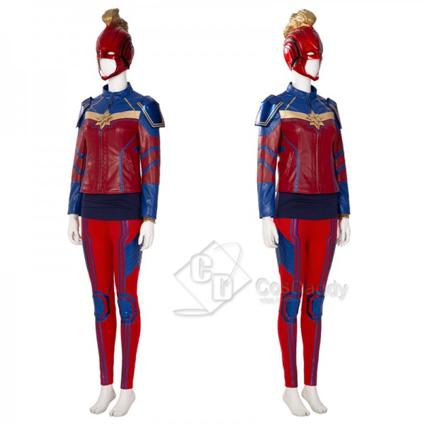 2022 Ms. Marvel Kamala Khan Cosplay Costume Supergirl Jumpsuit Halloween Carnival Suit