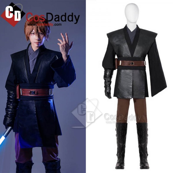 2022 Star Wars Anakin Skywalker Cosplay Costume Halloween Carnival Suit