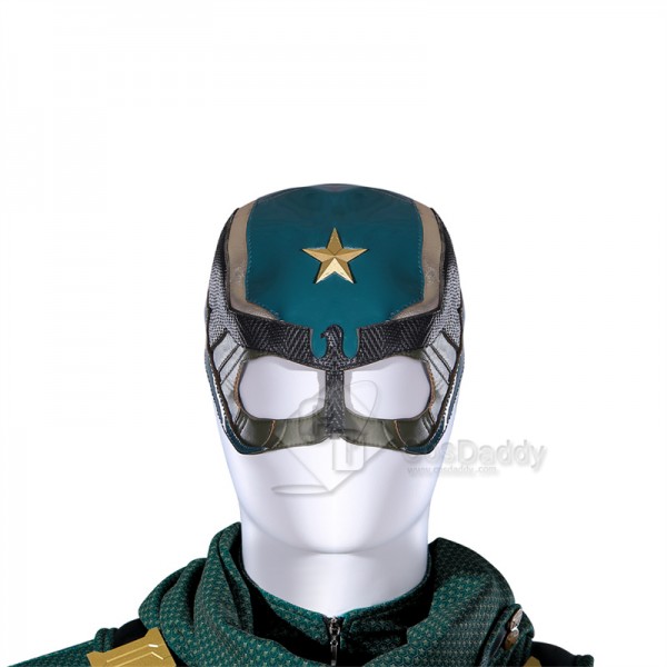 The Boys Season 3 Soldier Boy Ben Cosplay Costume Leather Green Superhero Battle Outfit