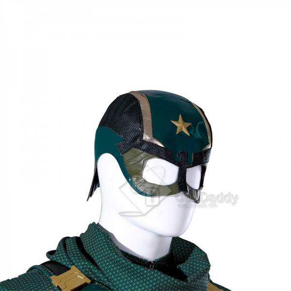 The Boys Season 3 Soldier Boy Ben Cosplay Costume Leather Green Superhero Battle Outfit