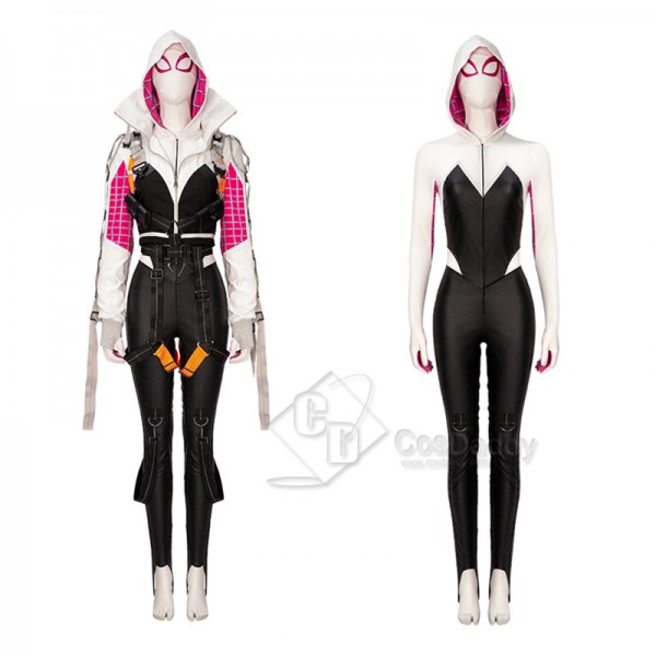 Spiderman Spider Gwen Ghost Spider Cosplay Costume Spider Woman Jumpsuit Halloween Suit