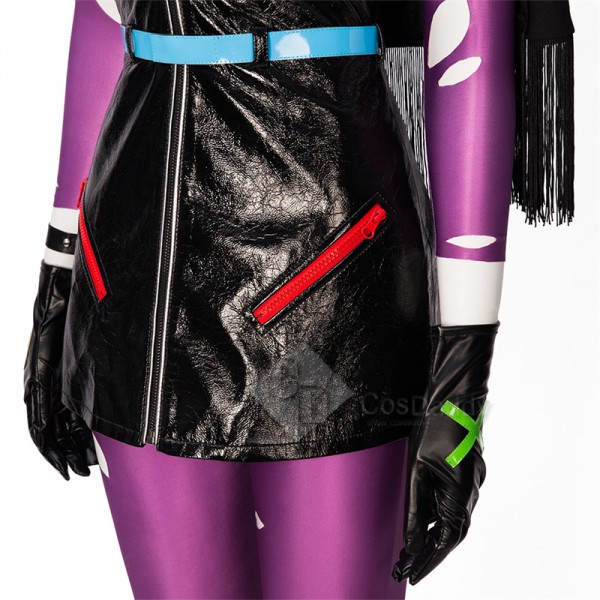  DC Punchline Super Villains Alexis Kaye Cosplay Costume Halloween Carnival Suit