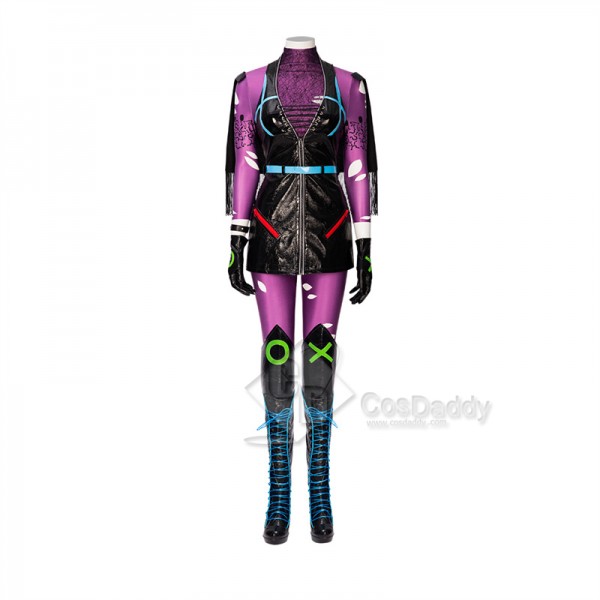  DC Punchline Super Villains Alexis Kaye Cosplay Costume Halloween Carnival Suit