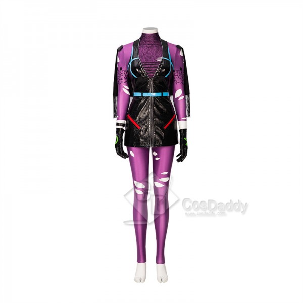  DC Punchline Super Villains Alexis Kaye Cosplay Costume Halloween Carnival Suit