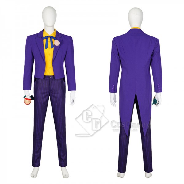 1992 Batman: The Animated Series Joker Cosplay Costume Suit Halloween Carnival Suit