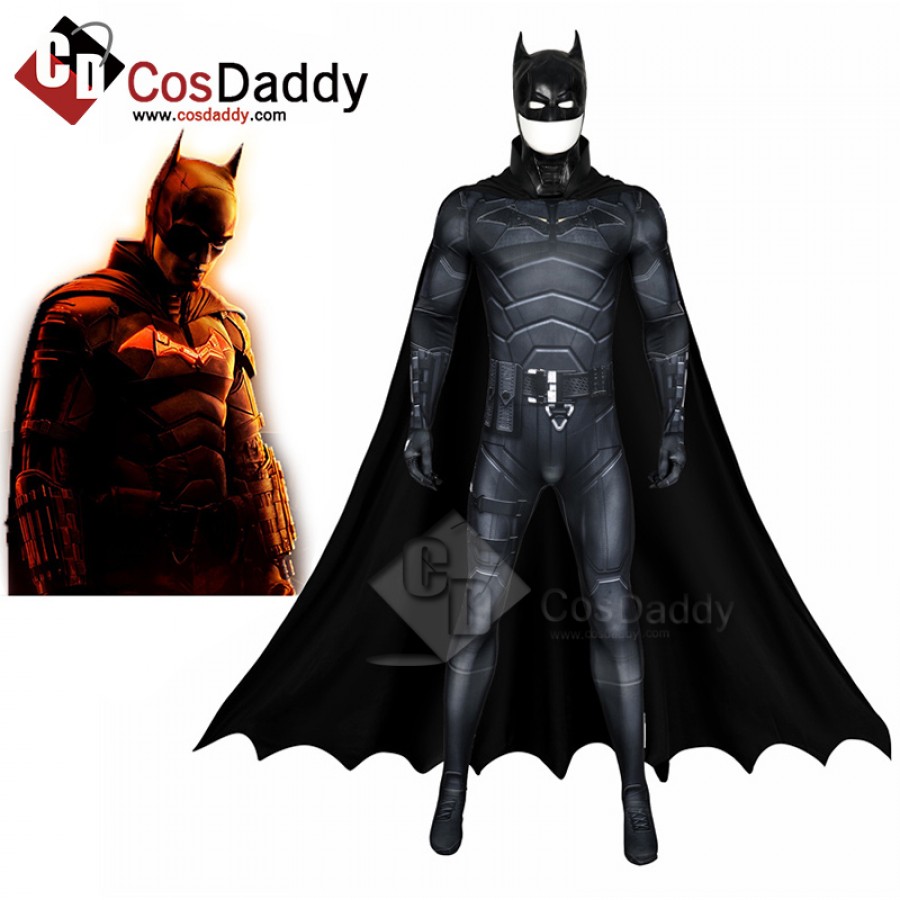 2022 The Batman Cosplay Bruce Wayne Superhero Costumes Halloween