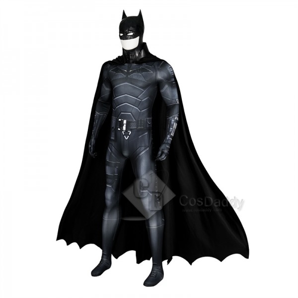 2022 The Batman Bruce Wayne Superhero Cosplay Costumes Halloween Carnival Suit