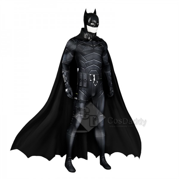 2022 The Batman Bruce Wayne Superhero Cosplay Costumes Halloween Carnival Suit