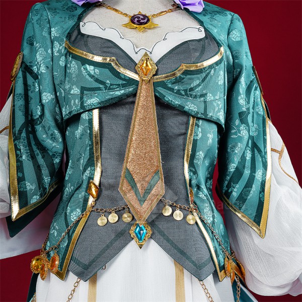 Genshin Impact Lisa New Skin A Sobriquet Under Shade Cosplay Costume Outfit