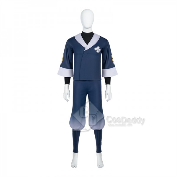 Anime Pokémon Legends: Arceus Male Grotagonist Rei Cosplay Costume Halloween Carnival Suit