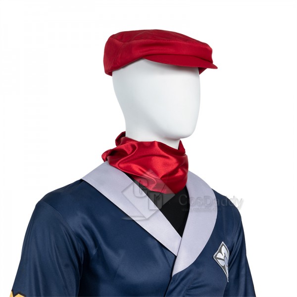 Anime Pokémon Legends: Arceus Male Grotagonist Rei Cosplay Costume Halloween Carnival Suit