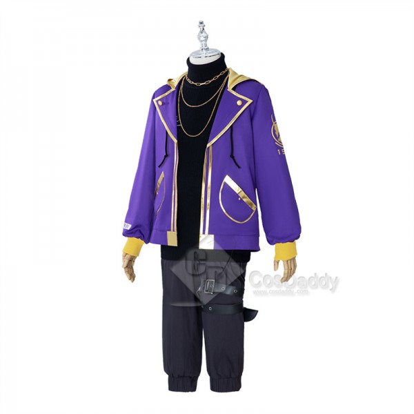 Hololive English Virtual YouTuber Shxtou Shoto Cosplay Costume Halloween Party Suit