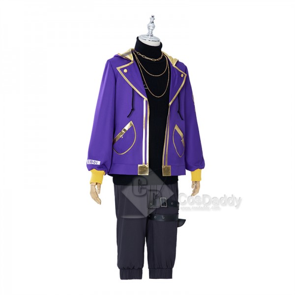 Hololive English Virtual YouTuber Shxtou Shoto Cosplay Costume Halloween Party Suit