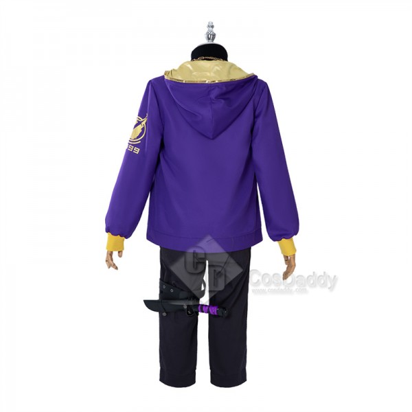 Hololive English Virtual YouTuber Shxtou Shoto Cosplay Costume Halloween Party Suit