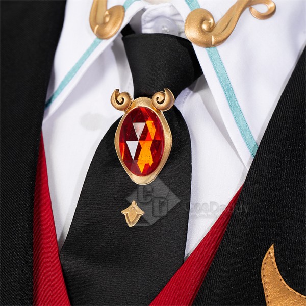 Hololive English Virtual YouTuber Kyouka Obamama Cosplay Costume Halloween Party Suit