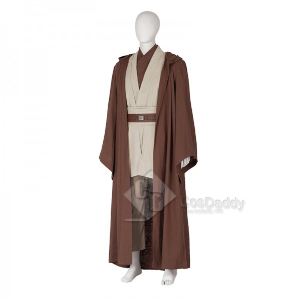 Star Wars Episode 3 Revenge of The Sith Obi-Wan Kenobi Cosplay Costume Halloween Carnival Suit