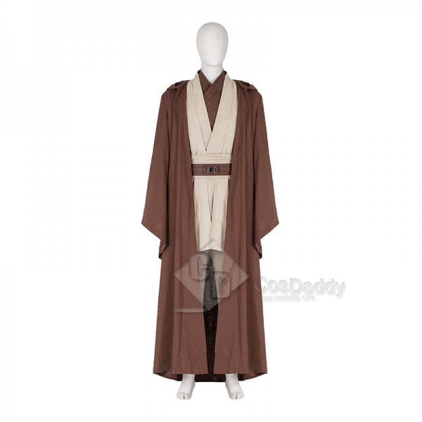 Star Wars Episode 3 Revenge of The Sith Obi-Wan Kenobi Cosplay Costume Halloween Carnival Suit