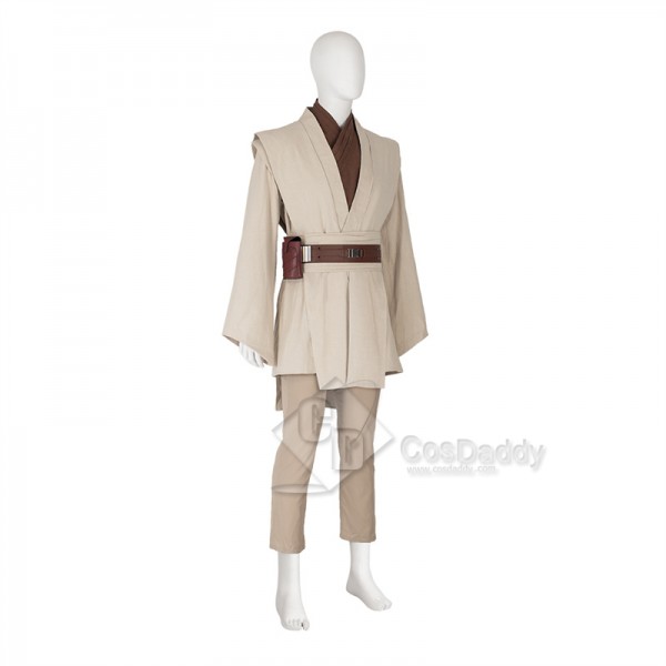 Star Wars Episode 3 Revenge of The Sith Obi-Wan Kenobi Cosplay Costume Halloween Carnival Suit