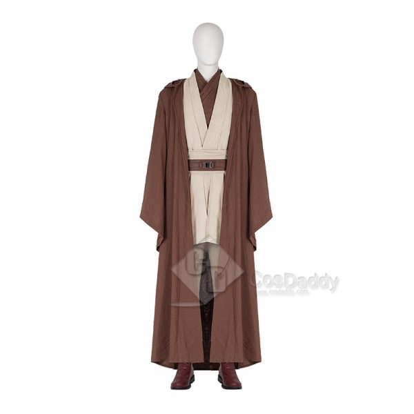 Star Wars Episode 3 Revenge of The Sith Obi-Wan Kenobi Cosplay Costume Halloween Carnival Suit