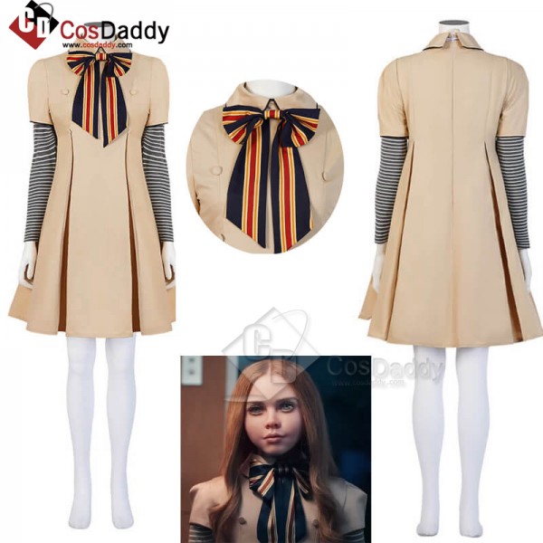 2023 M3gan Costume AI Doll Cosplay Dress Megan Cos...