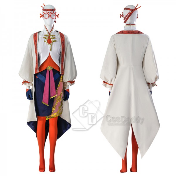 Tears of The Kingdom Sheikah Scientist Zelda Purah Cosplay Costume Halloween Outfit