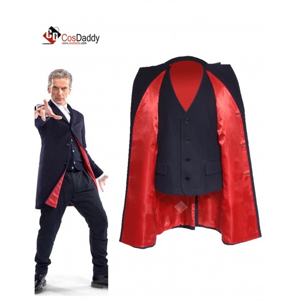 Doctor Who Twelfth 12th Dr. Coat Vest Cosplay Costume