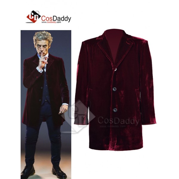 Doctor Who Twelfth 12th Dr. Coat Velvet Cosplay Costume