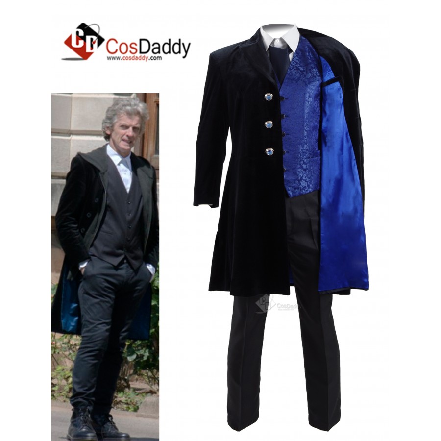 12th Doctor Velvet Coat  Doctor Who Peter Capaldi Red Coat - Jackets  Masters