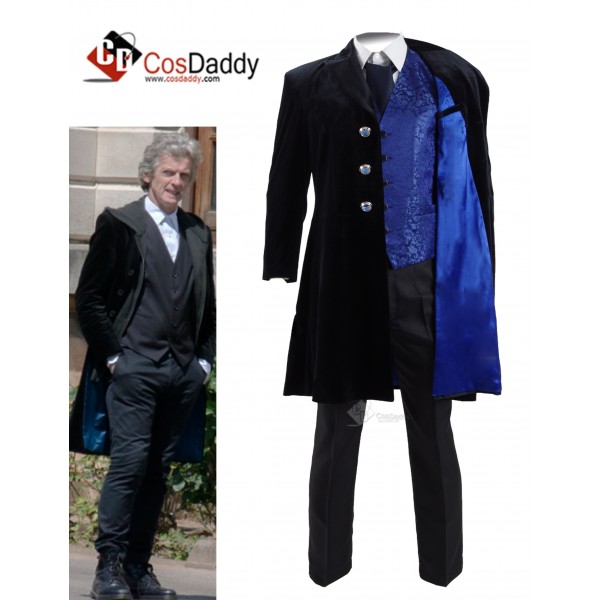 12th Doctor Velvet Coat Full Set Doctor Who Christ...