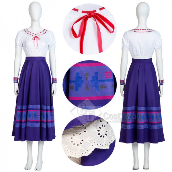 Disney Luisa Madrigal Dress Luisa Encanto Costume Adults Cosplay Costumes CosDaddy