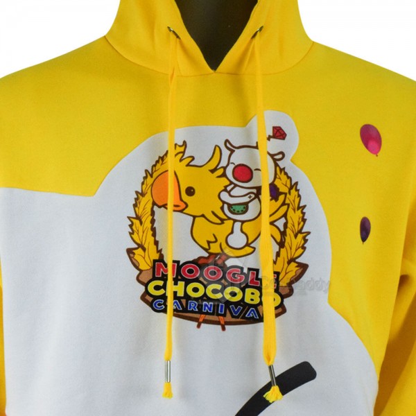 Final Fantasy Moogle Chocobo Pullover Hoodie Sweatshirt Adult Halloween Cospaly Costume